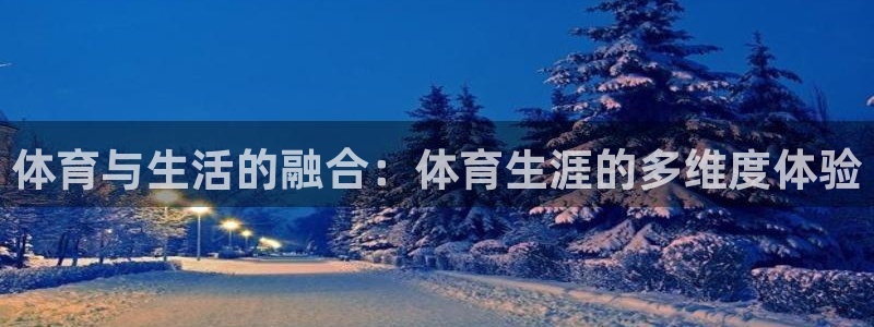 体育与生活的融合：体育生涯的多维度体验