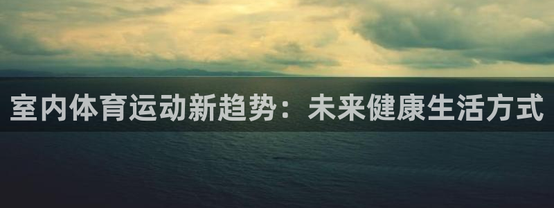 室内体育运动新趋势：未来健康生活方式