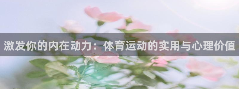 激发你的内在动力：体育运动的实用与心理价值
