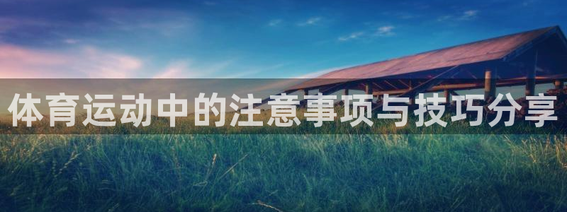 体育运动中的注意事项与技巧分享