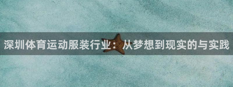 深圳体育运动服装行业：从梦想到现实的与实践